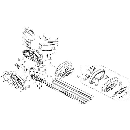 Корпус и рукоятка Champion HTB400